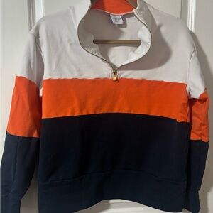 Addison Bay Colorblock Half-Zip Sweatshirt Women’s Small